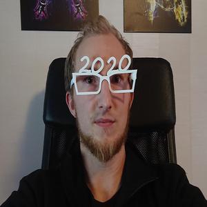 2020 New Year party glasses