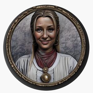 Phoebe Buffay (Friends) medallion pendant
