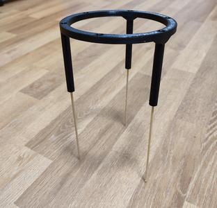 Stackable plant supports for skewer