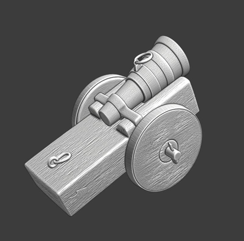 Medieval bombard mortar