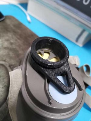 Surgical mask adapter for 3M 3200 respirator