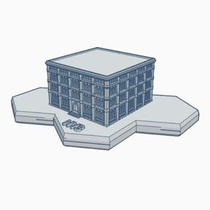 Gothic Building HMSG118 Hex Map Scale