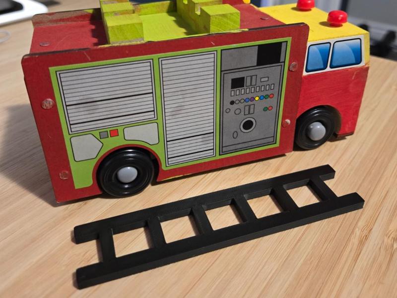 HD Fire Truck Wooden Playkit Replacement Ladder