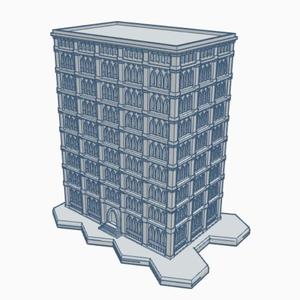 Gothic Building GHB115 With Hex Base