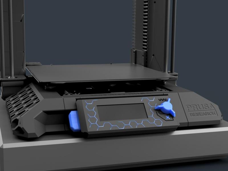 MMU LCD Cover Ultimate Prusa casing