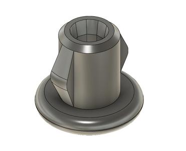 4mm Pass-Through for Rubbermaid lids