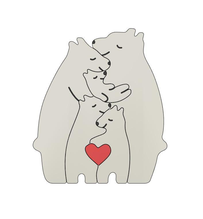 The 5 Cuddling Bears