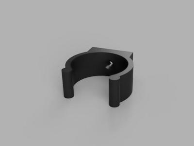 Shop vacuum hose holder /w screw mount