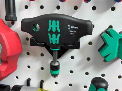 Wera T-Handler Holder for Pegboard