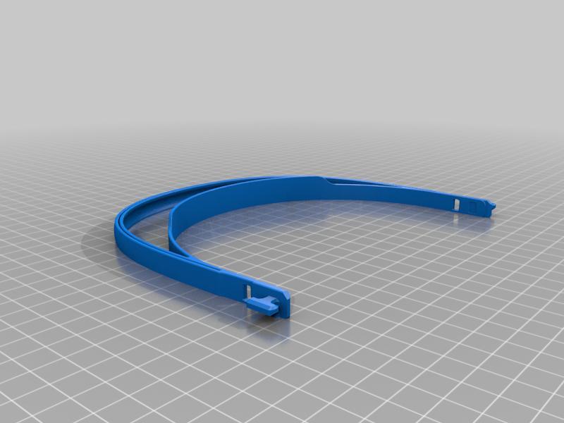 Face Shield with lugs for button-hole elastic