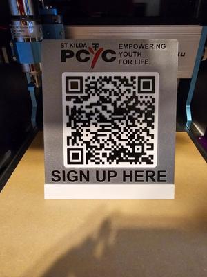 QR Code/SIGN Display Stand