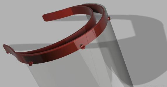 faceshield stl 3d print