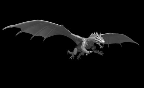 Bronze Dragon Flying