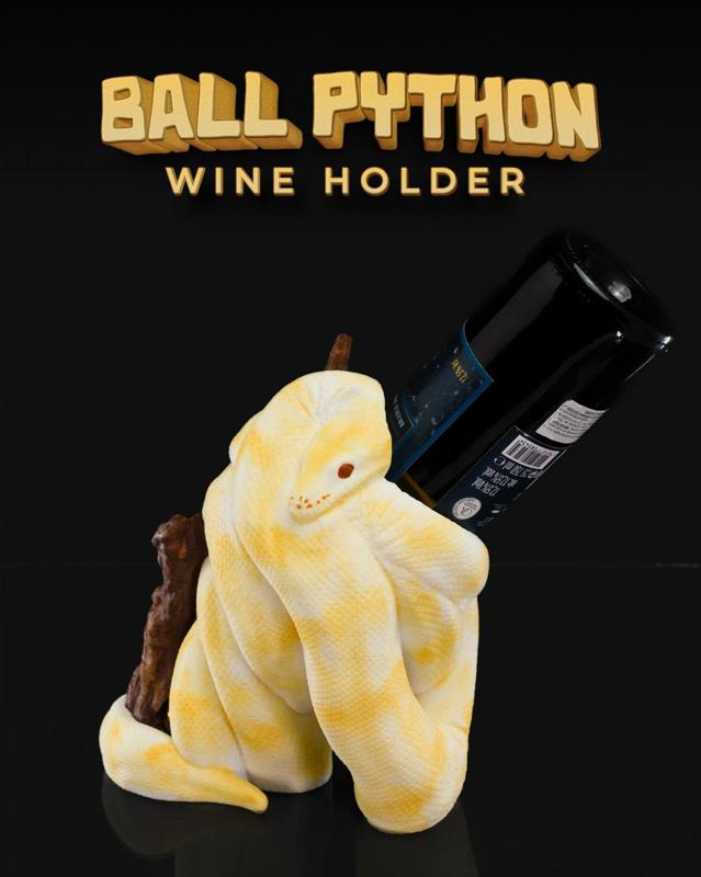 Ball Python Wine Holder