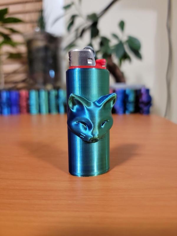 Cat Face Bic Sleeve