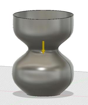 Garlic Hourglass Vase