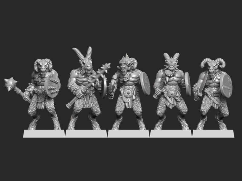Beasts of Chaos - 5 Pre-assembled Miniatures
