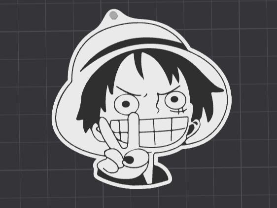Luffy keychain peace MULTI 