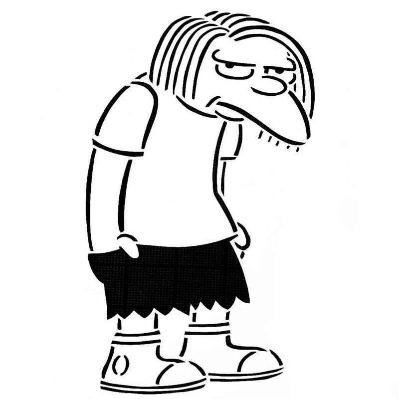 Dolph Starbeam stencil