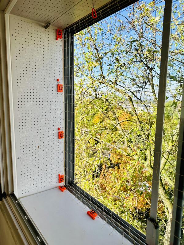 Katzennetz Befestigung