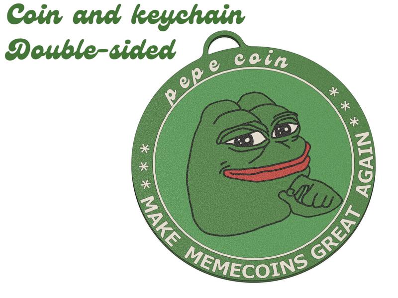 Pepecoin - $PEPE Coin and Keychain