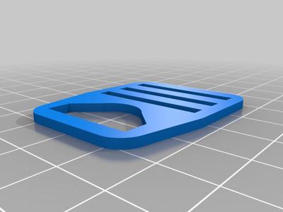 Rubber clip for Prusa Protective Face Shield
