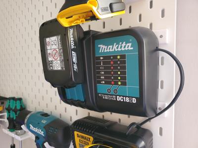 Skadis T-Nut Mount for Makita DC18SD