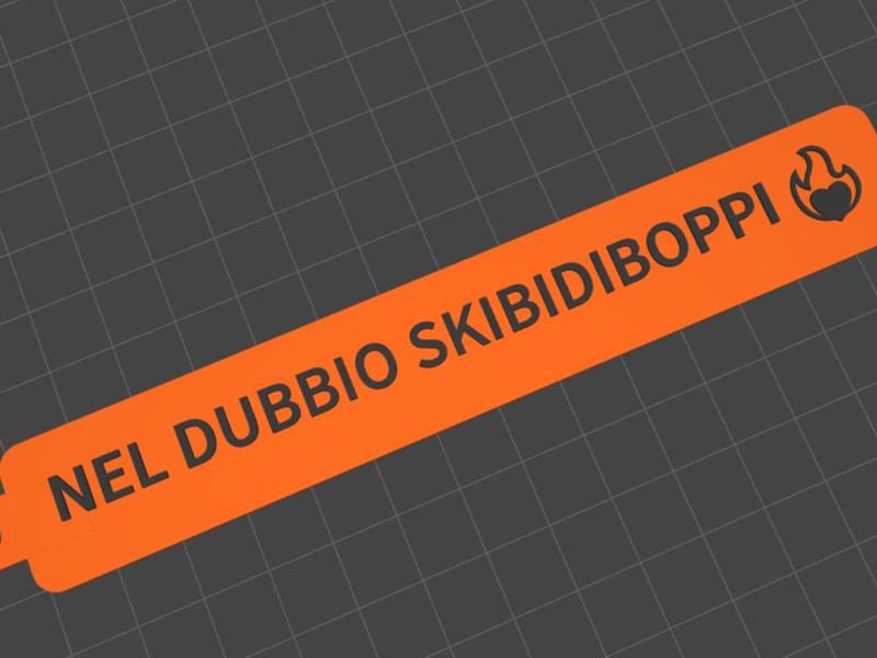 SKIBIDIBOPPI KEYCHAIN