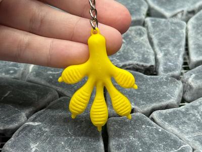 Gecko Foot Keychain