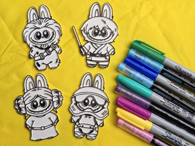Star Wars La Bu Bu Labuba Coloring Crossover