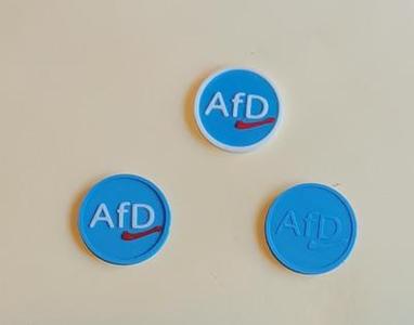 Einkaufswagen Chip / Shopping Cart Coin AfD 1€