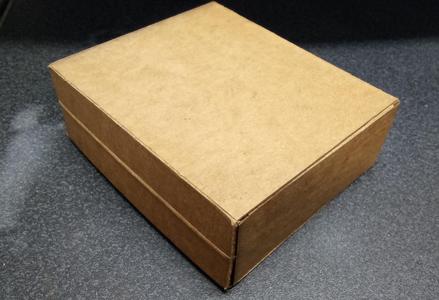 Laser-cut, Scored, Tapeless Thin Gift Box Template