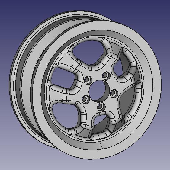 WHEEL RIM RC 3D DESIGN
