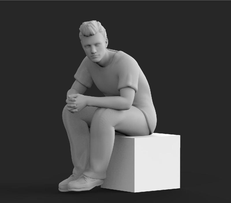 Seated Man
