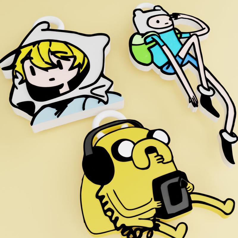 ADVENTURE TIME KEY CHAINS