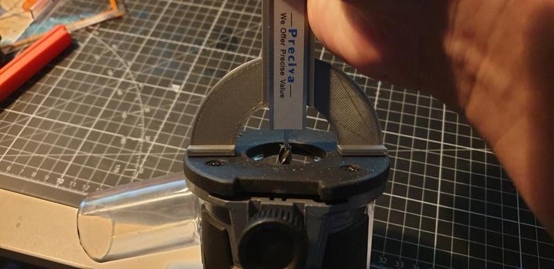 Milling depth measuring aid