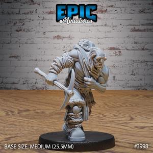 Orc Villager Miner ‧ DnD Miniature ‧ Tabletop Miniatures ‧ Gaming Monster ‧ 3D Model ‧ RPG ‧ DnDminis ‧ STL FILE
