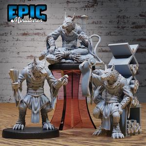 Arcanaloth Set ‧ DnD Miniature ‧ Tabletop Miniatures ‧ Gaming Monster ‧ 3D Model ‧ RPG ‧ DnDminis ‧ STL FILE
