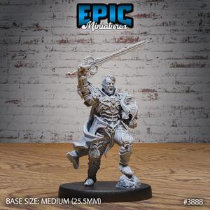 Black Guard Knight ‧ DnD Miniature ‧ Tabletop Miniatures ‧ Gaming Monster ‧ 3D Model ‧ RPG ‧ DnDminis ‧ STL FILE