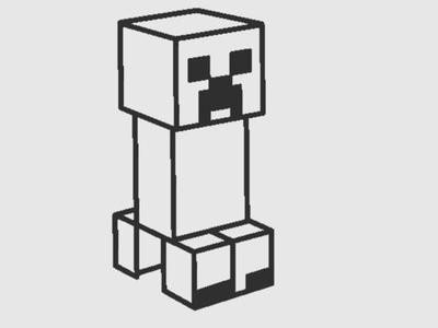 Kliper Minecraft wall art