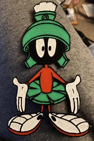 Marvin the Martian Wall Art - Bambu AMS only