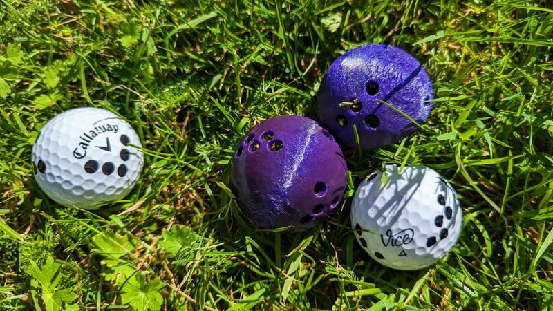 Rapsodo Callaway RPT golf ball stencil