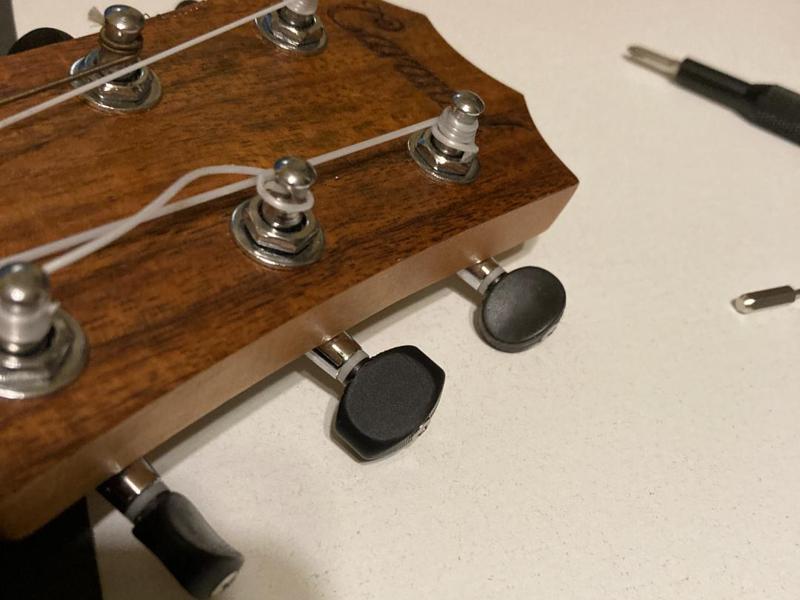 Caramel Ukulele Guitalele Tuner knob Fusion File