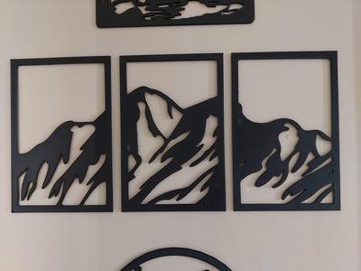 3-piece Mountain Range