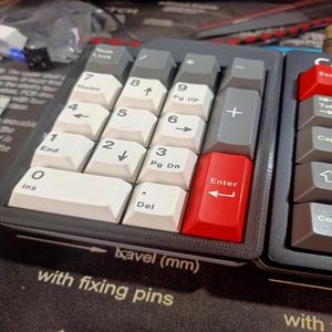 Canoe keyboard numpad 3d print