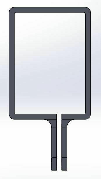 Frame gopro HD2 vertical