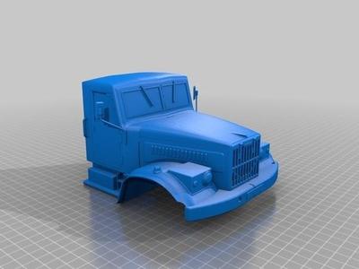 KrAZ 255 1:16 scale for WPL chassis Mobile Woorkshop/store