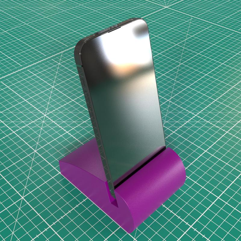 Curved Phone Stand