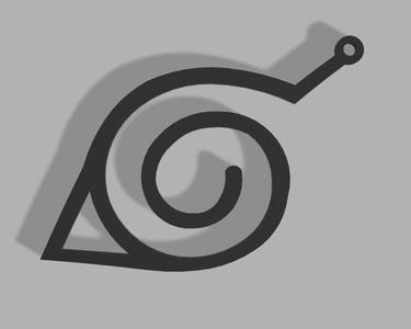 Konoha Logotype Keychain || Konoha Logo Keychain