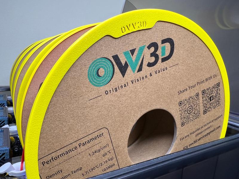 OVV3D 197mm Bambu Lab AMS Cardboard Spool Adapter Ring